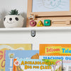 SoBuy | Kinderregal mit Boxen | Bücherregal | Spielzeugregal | Weiß | KMB69-W