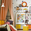 SoBuy | Kinderregal mit Boxen | Bücherregal | Spielzeugregal | Weiß | KMB69-W
