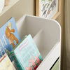 SoBuy | Kinderregal | Wandgarderobe | Bücherregal für Kinder | Grün Weiß | KMB81-W