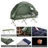 SoBuy 7in1 Zelt Campingzelt 1 Person Outdoor Feldbett Grün 193x160x86cm OGS32-GR