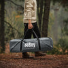 SoBuy | 7in1 Zelt Campingzelt | 1 Person | Outdoor | Feldbett | Hellgrau | 193x160x86cm | OGS32-HG
