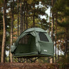 SoBuy | 3in1-Zelt Campingzelt Einzelzelt Outdoor Feldbett Grün 193x160x86cm | OGS32-II-GR