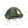SoBuy | 3in1-Zelt Campingzelt Outdoor Feldbett 2 Person Grün 193x188x145cm | OGS32-II-L-GR