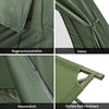 SoBuy | 3in1-Zelt Campingzelt Outdoor Feldbett 2 Person Grün 193x188x145cm | OGS32-II-L-GR