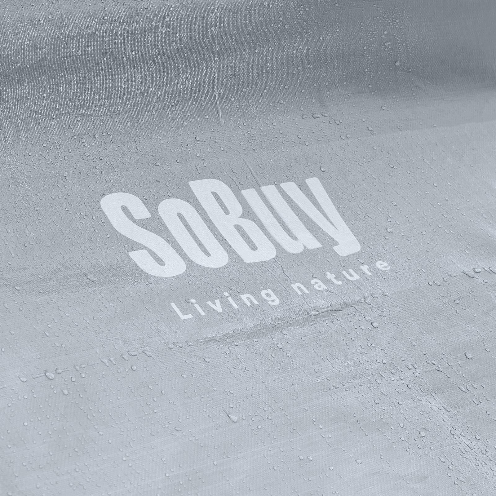 SoBuy | Robustes Ersatzdach | für SoBuy KLS11-L | 159x219x165cm | SDA12-SIL