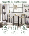 SoBuy | Bartisch mit 2 Hockern | Bartisch set | 3-teilig | OGT03-N