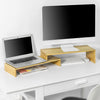 SoBuy | Design Monitorerhöhung für 2 Monitore | Monitorständer | BBF07-N