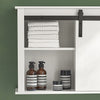 SoBuy | Wandschrank | Hängeschrank | Badschrank Weiß | Küchenschrank | BZR71-W