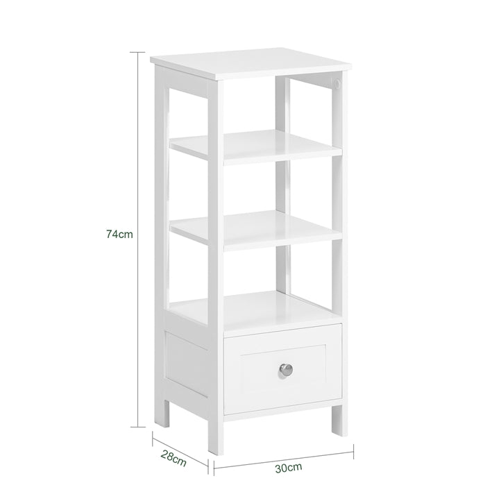SoBuy | Beistelltisch hoch | Couchtisch | Sofatisch | FBT91-W