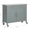 SoBuy | Kücheninsel | Küchenschrank | Küchenwagen | Servierwagen | FKW108-HG
