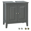 Sobuy | Sink Cabinet Tmavě šedá | Koupelnová skříňka | Landhaus | FRG202 DG