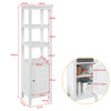SoBuy | Bad Hochschrank | Badschrank | Badregal Weiß | FRG205-W