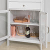 SoBuy | Küchenschrank | Weinschrank | Sideboard Weiß | FSB24-W