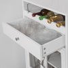 SoBuy | Küchenschrank | Weinschrank | Sideboard Weiß | FSB24-W