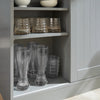 SoBuy | Sideboard mit Schiebetüren | Küchenschrank | Kommode hellgrau | FSB36-HG