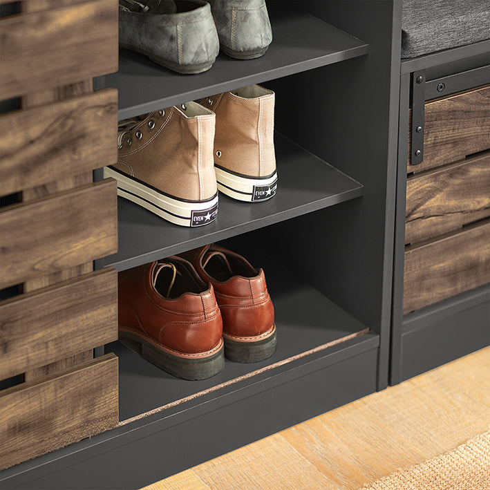 SoBuy | Sideboard Schiebetür | Kommode | Schuhschrank | Flurschrank | FSB65-HG