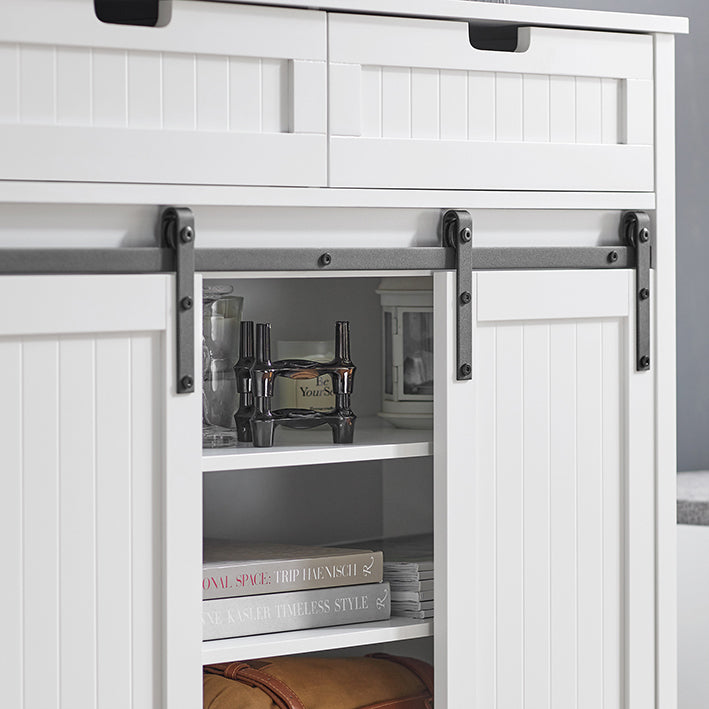 SoBuy | Küchenschrank | Sideboard | Flurschrank | Kommode | FSB74-W