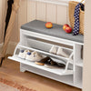 Sobuy | Tipper | Sedadlo s úložným prostorem Cloak Bank White | FSR119-W