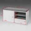 Sobuy | Cloakroom Bench | Sedadlo s úložným prostorem Boty Bench White | FSR37-W