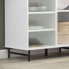 SoBuy | Aufbewahrungsschrank | Sideboard | Flurschrank | Kommode | FSB61-W