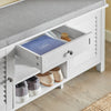 Sobuy | Cloakroom Bench | Sedadlo | Boty Bench White | FSR83-W