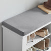 SoBuy Garderobenbank Sitzbank Schuhbank Weiß 90x45x30cm FSR84-W