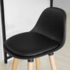 Sobuy | Bar Stolička s backrest | Barstuhl | Černá | FST70-SCH
