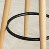 Sobuy | Bar Stolička s backrest | Barstuhl | Černá | FST70-SCH