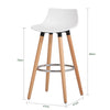 Vorverkauf | SoBuy | Barhocker | Barstuhl | Tresenhocker | Weiß | FST86-W