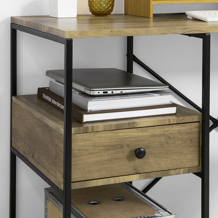 SoBuy | Schreibtisch | Bürotisch | Arbeitstisch | Industrie-Design | FWT61-N