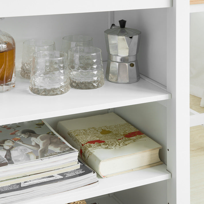 Vorverkauf | SoBuy | Bartisch | Kücheninsel | Küchentisch | weiß-Natur | FWT64-WN