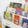 SoBuy | Kinderbücherregal | Spielzeugtruhe | Aufbewahrungsregal für Kinder | Weiß | KMB39-W