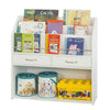 SoBuy | Kinderbücherregal | Spielzeugtruhe | Aufbewahrungsregal für Kinder | Weiß | KMB39-W