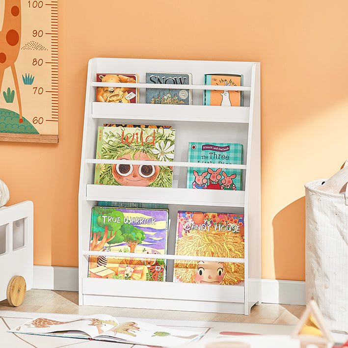SoBuy | Kinderregal | Wandregal | Aufbewahrungsregal für Kinder | KMB45-W