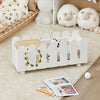 SoBuy | Kinderregal | 2-teilig Aufbewahrungsregal für Kinder | Bücherregal | KMB52-W