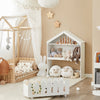SoBuy | Kinderregal | 2-teilig Aufbewahrungsregal für Kinder | Bücherregal | KMB52-W
