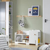 SoBuy | Elefant Kinderregal | Bücherregal | Aufbewahrungsregal für Kinder Weiß| KMB62-W