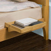 SoBuy | Bettablage | mit Kabelführung | Nachttisch Bambus | NKD01-N