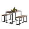 SoBuy | 3-teilig Essgruppe | Sitzgruppe | Küchentisch-Set | OGT25-N
