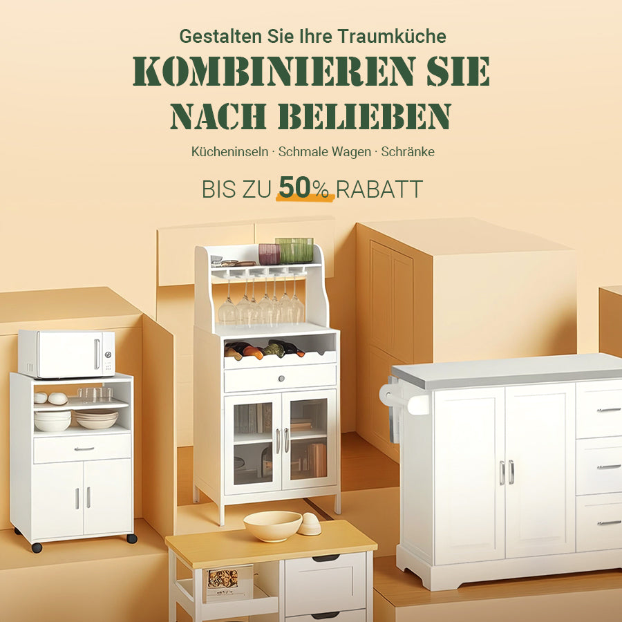 Gestalte deine Traumküche im August: Spare bis zu 50% auf die vielseitigen Möbel von SoBuy