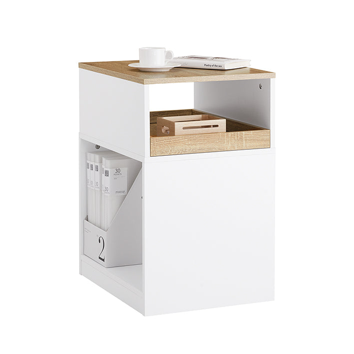 SoBuy | Nachttisch | Beistelltisch | Aktenschrank | Büroschrank | ASK08-WN