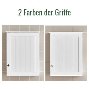 Vorverkauf | SoBuy | Hängeschrank Bad | Wandschrank | Medizinschrank | Weiß | BZR19-W