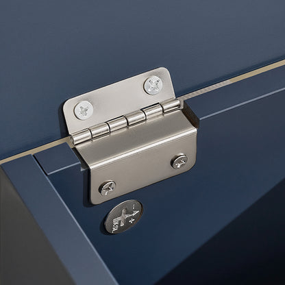 SoBuy | Toilettenrollenhalter | Badregal | Badezimmerschrank | Blau | BZR192-B