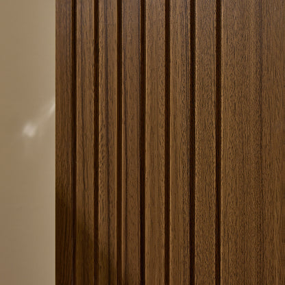 SoBuy | Waschbeckenunterschrank | Unterschrank mit Waschbecken | Badmöbel Braun| BZR196-BR