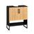 Vorverkauf | SoBuy | Waschbeckenunterschrank Badezimmerschrank 60 cm breit | Schwarz | BZR202-SCH