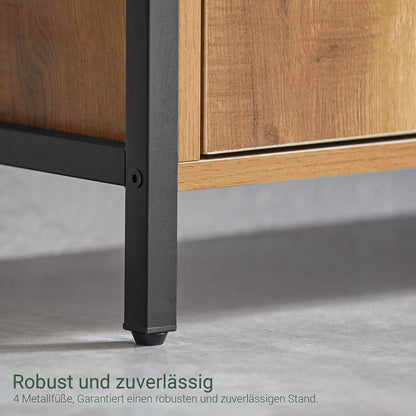 SoBuy | Wäscheschrank mit Wäschesäcken | Wäschesammler | Wäschekorb | BZR65-PF