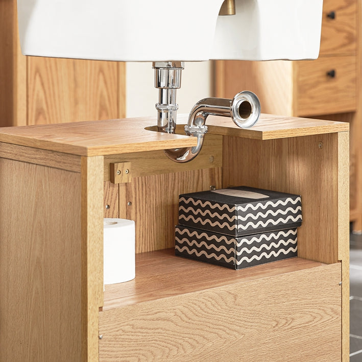 SoBuy | Waschbeckenunterschrank| Badezimmerschrank | Waschtisch | BZR98-N