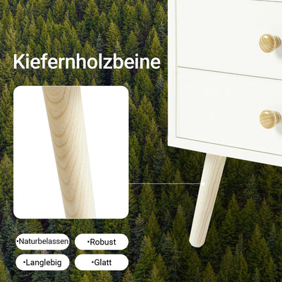 SoBuy | Nachttisch | Sofatisch | Beistelltisch | Nachtschrank | FBT100-W
