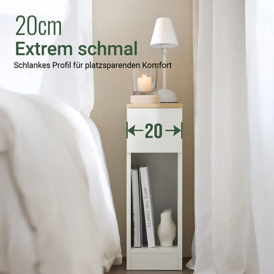 sobuy-nachttisch-schmal-schublade-20cm