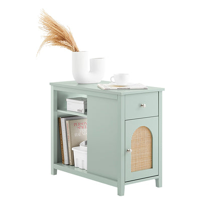 SoBuy | Druckertisch | Druckerständer | Schrank für Büro | Beistelltisch | Grün | FBT159-GR